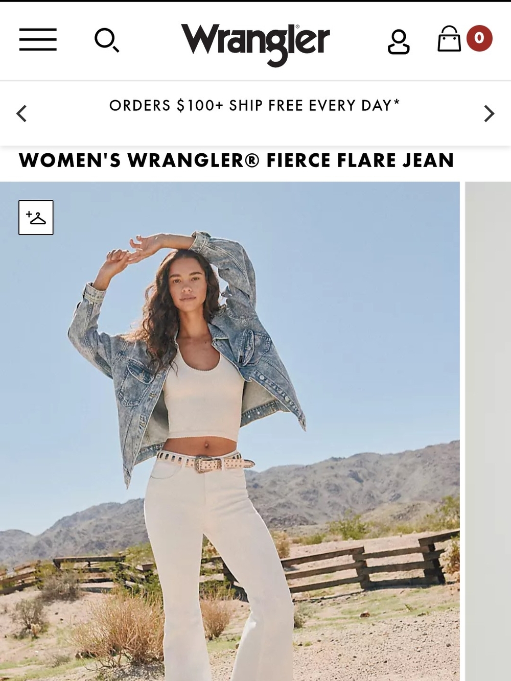 Wrangler Women's Fierce Flare Jean